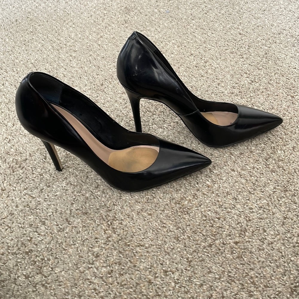 Black aldo heel